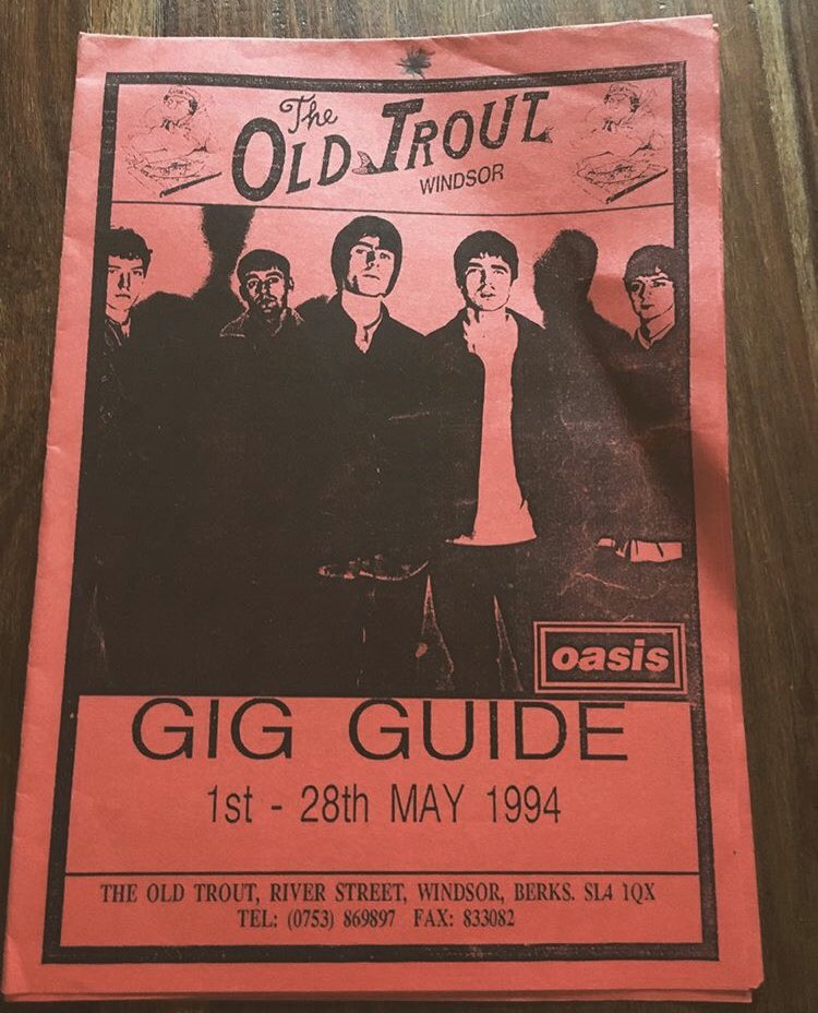 Oasis at Old Trout; Windsor, UK - May 7, 1994