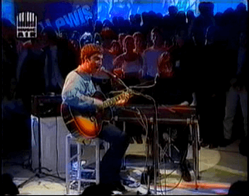 Oasis at White City Studios, London, UK - April 14, 1995