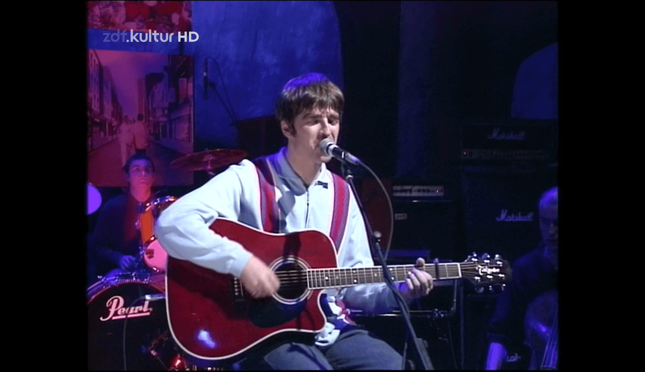 Oasis at BBC TV studios, London, England - November 28, 1995