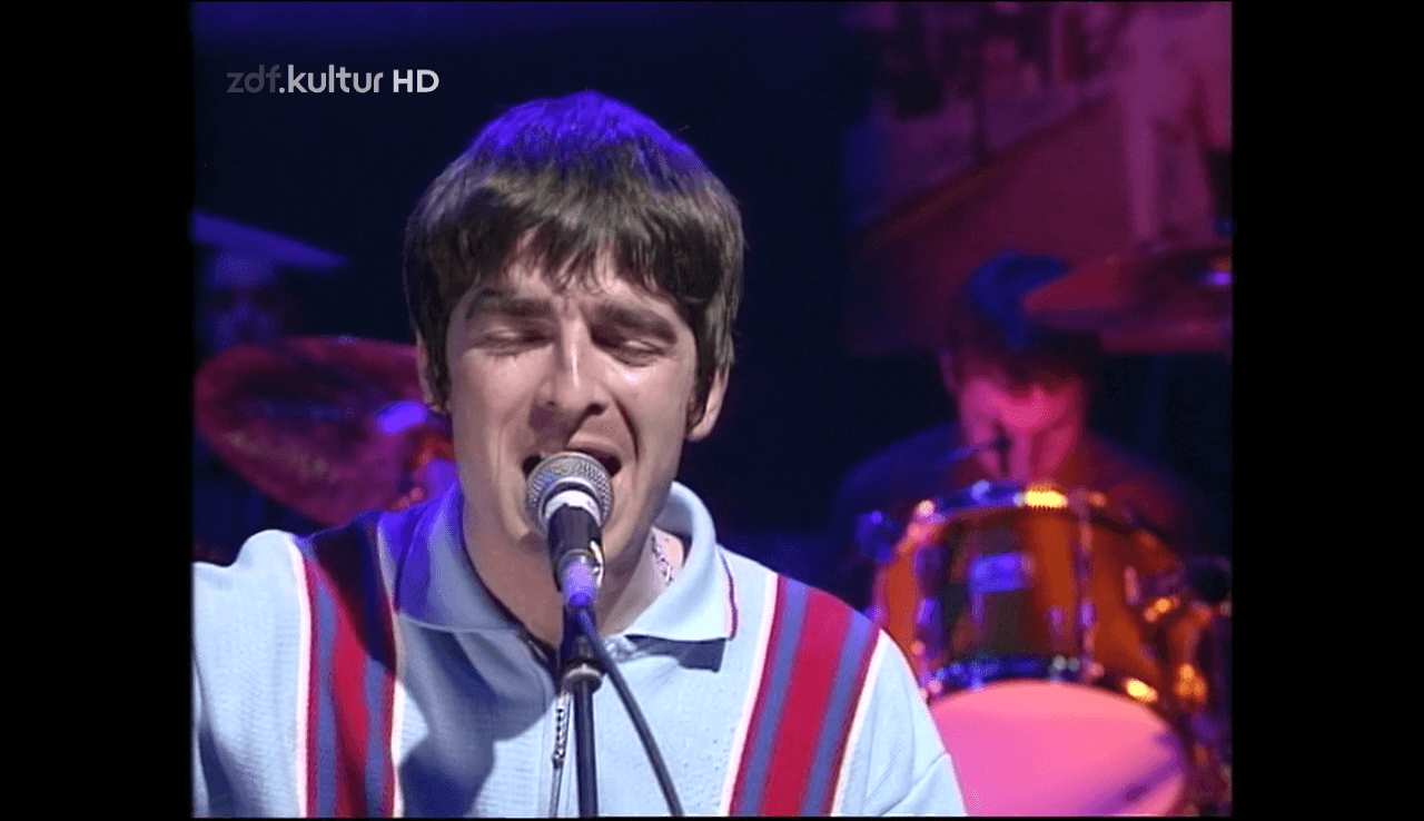 Oasis at BBC TV studios, London, England - November 28, 1995