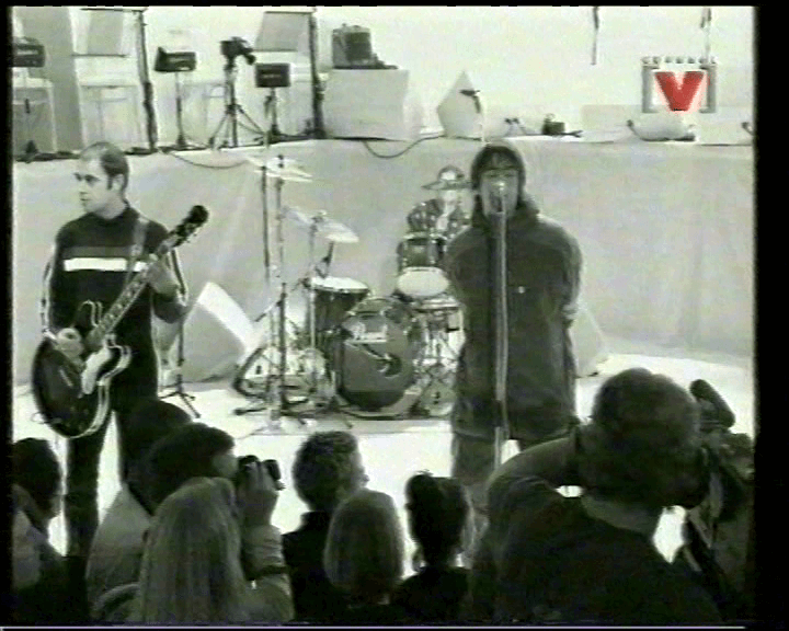 Oasis at White City Studios, London, England - December 22, 1995