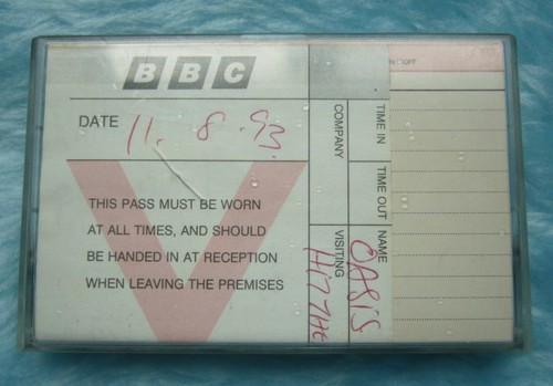 Oasis at BBC Oxford Road Studios, Manchester, UK - August 11, 1993