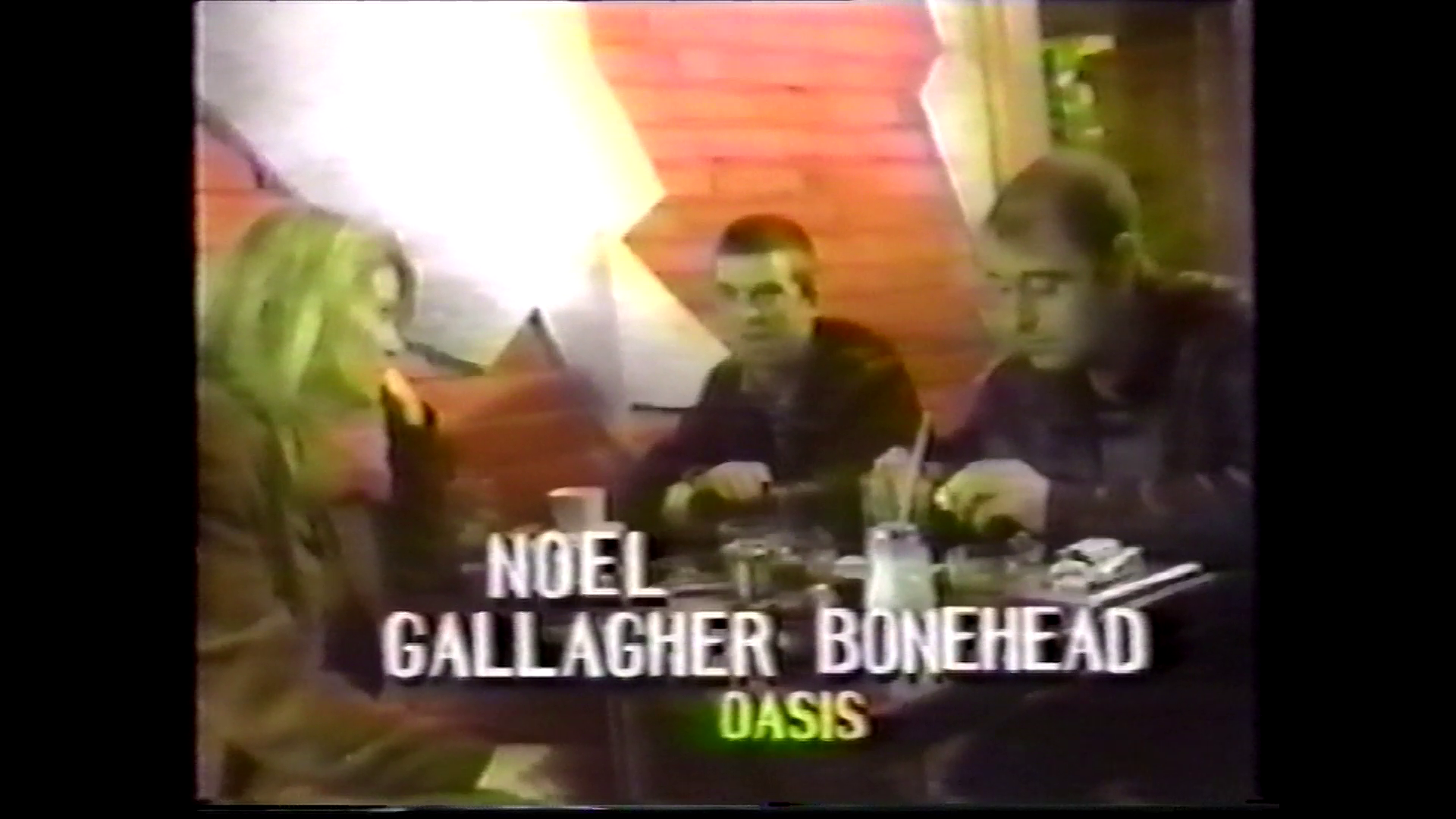 Oasis at The New Music; Toronto, Canada - October 19, 1994