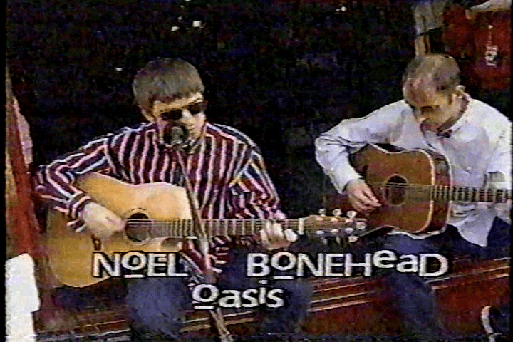 Oasis at Outside MuchMusic Studios; Toronto, Canada - March 14, 1995