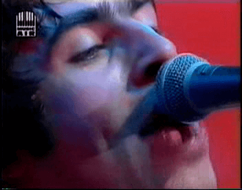 Oasis at White City Studios, London, UK - April 14, 1995
