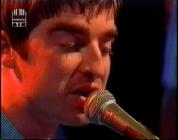 Oasis at White City Studios, London, UK - April 14, 1995