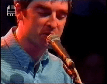 Oasis at White City Studios, London, UK - April 14, 1995