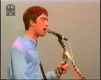 Oasis at White City Studios, London, UK - April 14, 1995