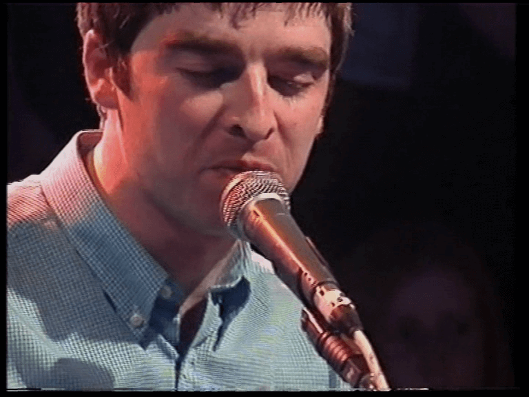 Oasis at White City Studios, London, UK - April 14, 1995