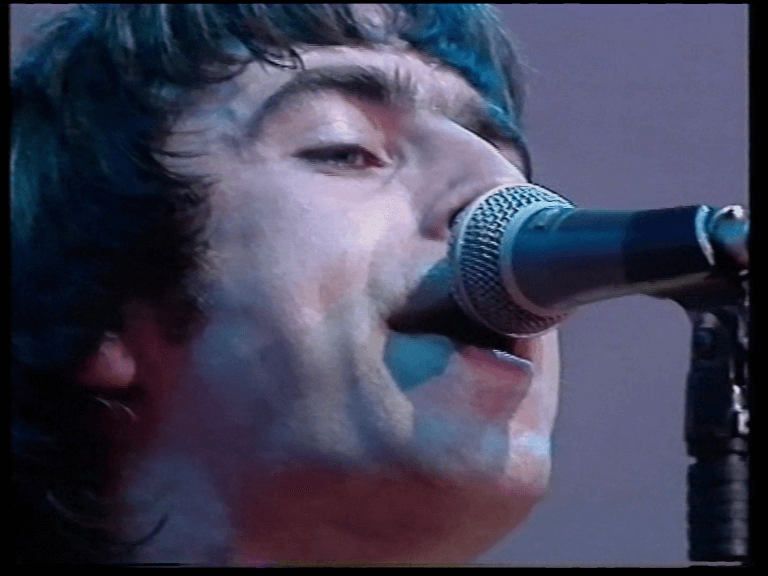 Oasis at White City Studios, London, UK - April 14, 1995
