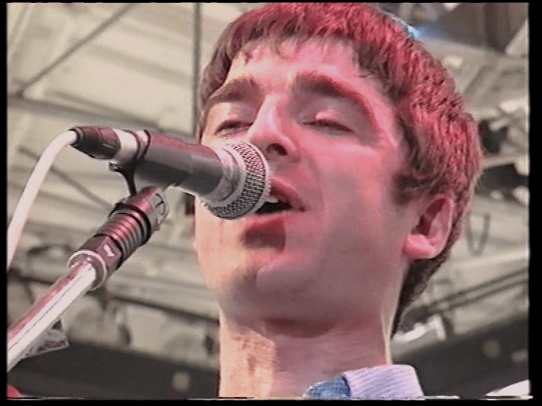 Oasis at White City Studios, London, UK - April 14, 1995
