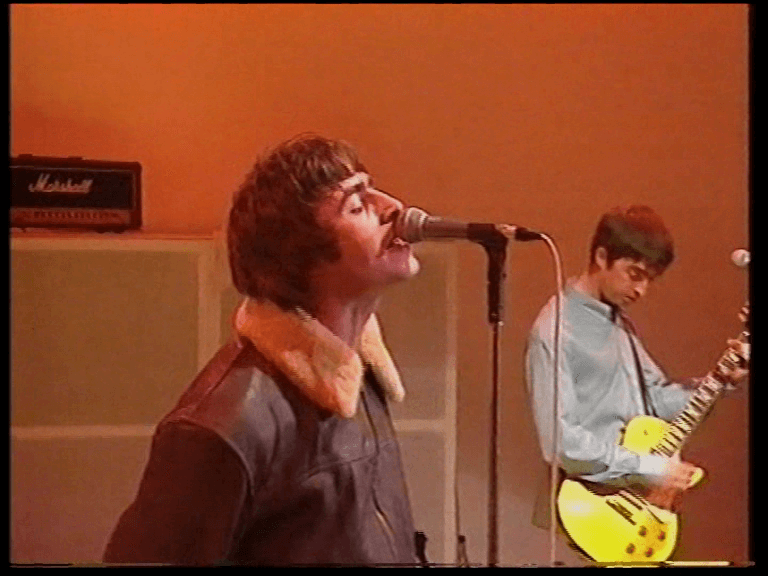 Oasis at White City Studios, London, UK - April 14, 1995