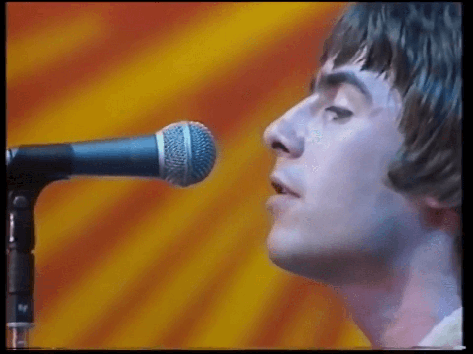 Oasis at White City Studios, London, UK - April 14, 1995