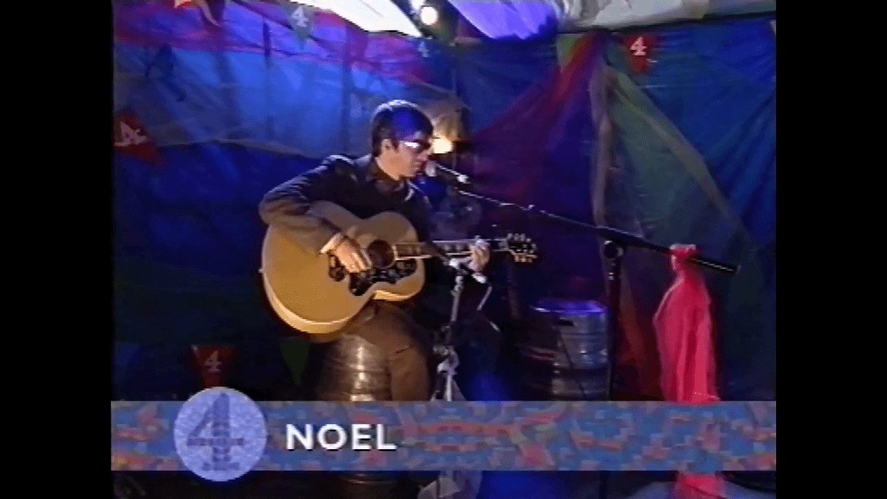 Oasis at Glastonbury; Somerset, UK - June 25, 1995