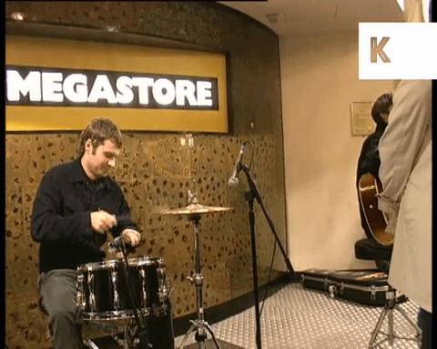 Oasis at Virgin Megastore; Oxford Street, London UK - October 1, 1995