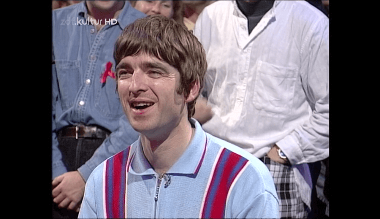 Oasis at BBC TV studios, London, England - November 28, 1995