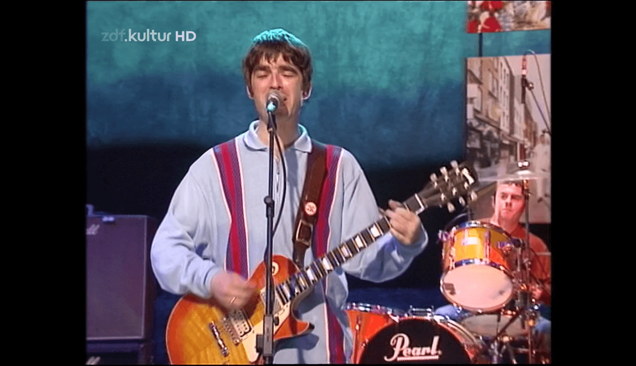 Oasis at BBC TV studios, London, England - November 28, 1995