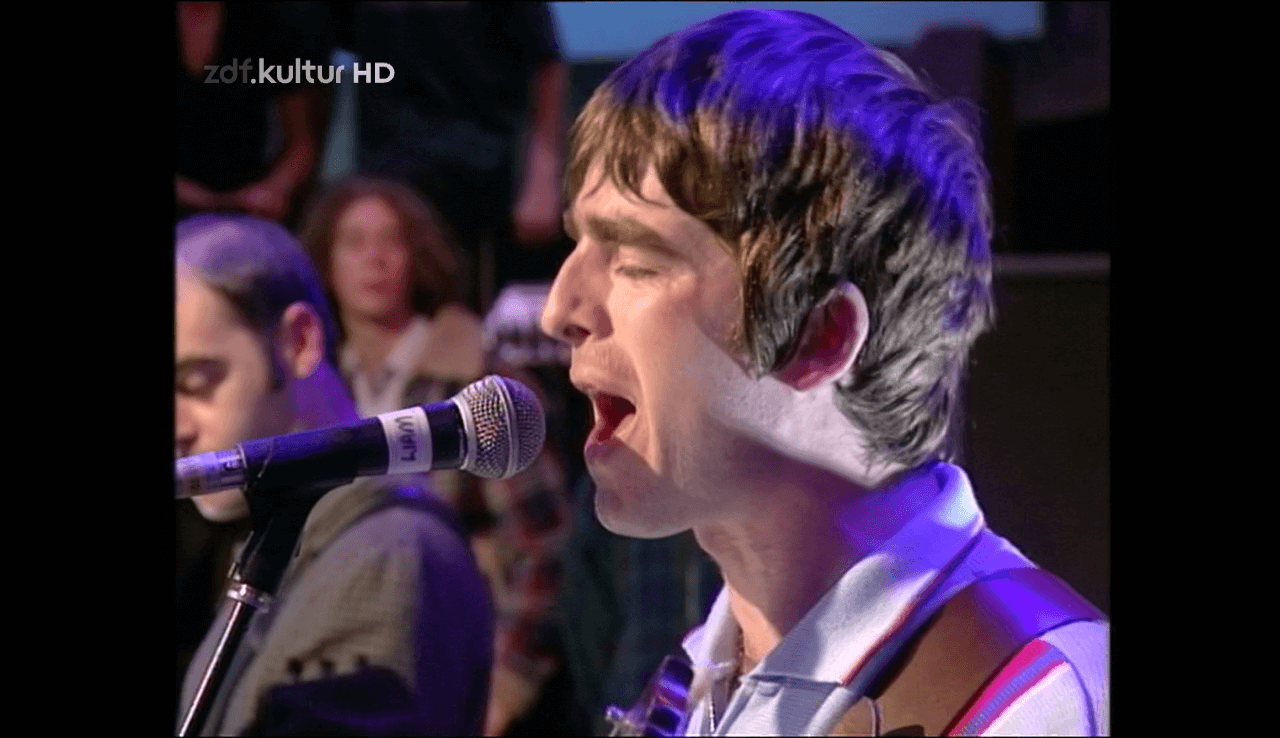Oasis at BBC TV studios, London, England - November 28, 1995