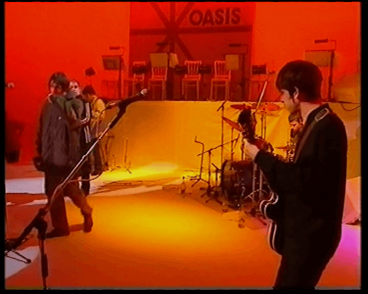 Oasis at White City Studios, London, England - December 22, 1995