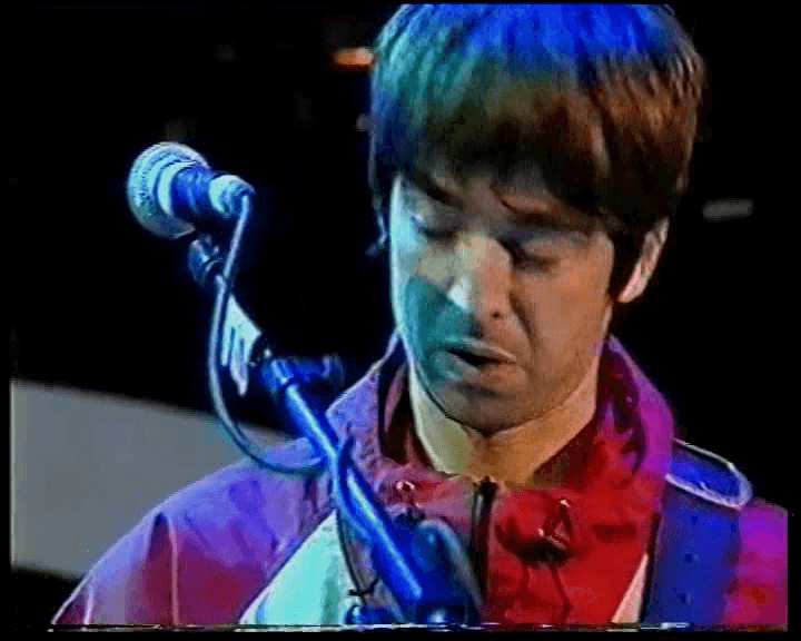 Oasis at Maine Road; Manchester, England - April 27, 1996