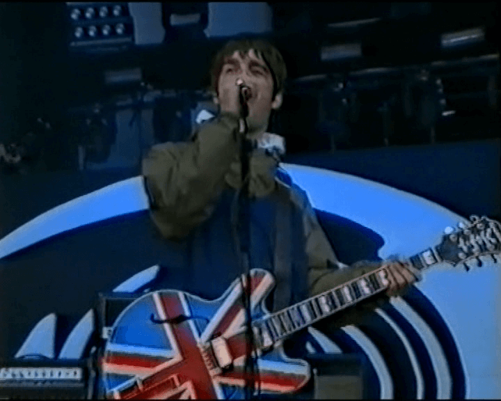 Oasis at Maine Road; Manchester, England - April 28, 1996