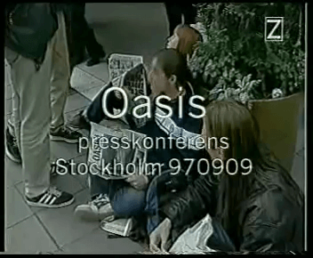 Oasis at Be Here Now World Tour Press Conference - September 9, 1997