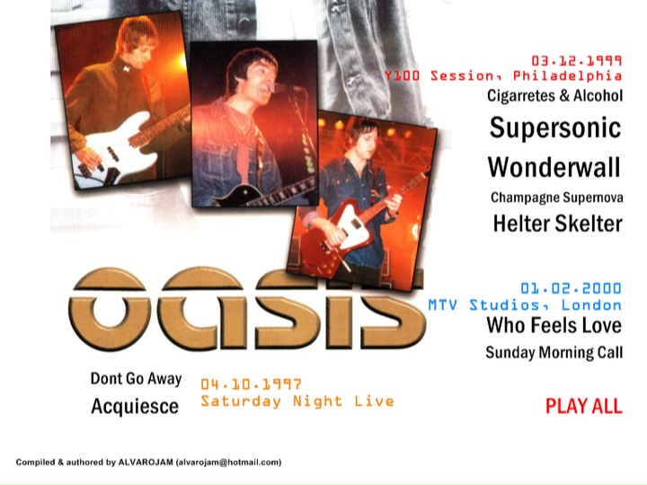 Oasis at First Union Center, Philadelphia, PA, USA - December 3, 1999