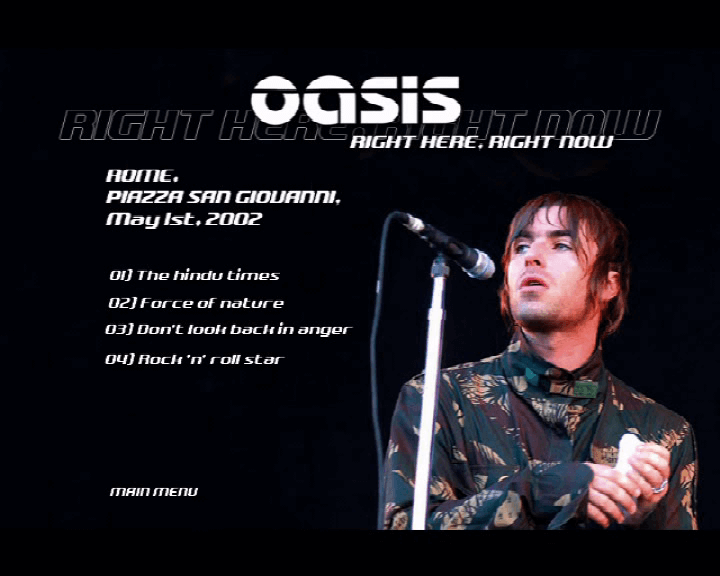 Oasis at '.$OASIS_SHOW_VENUE.' - '.$OASIS_SHOW_DATE.'
