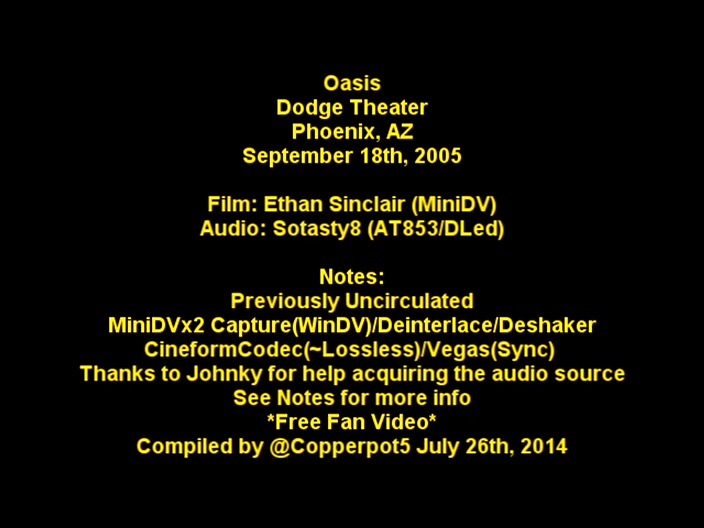 Oasis at '.$OASIS_SHOW_VENUE.' - '.$OASIS_SHOW_DATE.'