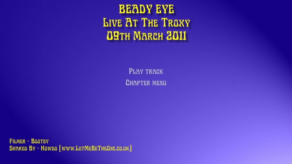 Beady Eye at Troxy; 490 Commercial Rd, London E1 0HX, England - March 9, 2011