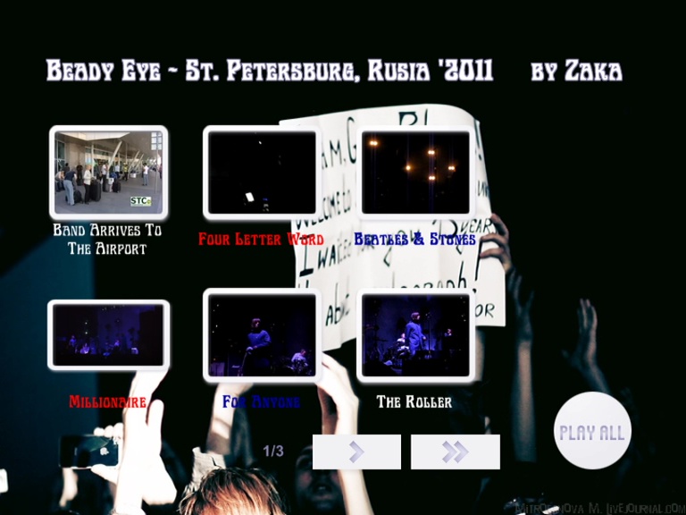 Beady Eye at GlavClub; St. Petersburg, Russia - June 2, 2011