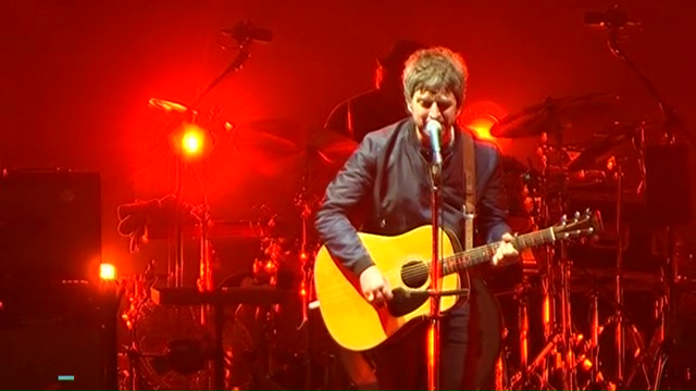 Noel Gallagher at Forest National; Brussels, Belgium - April 17, 2016