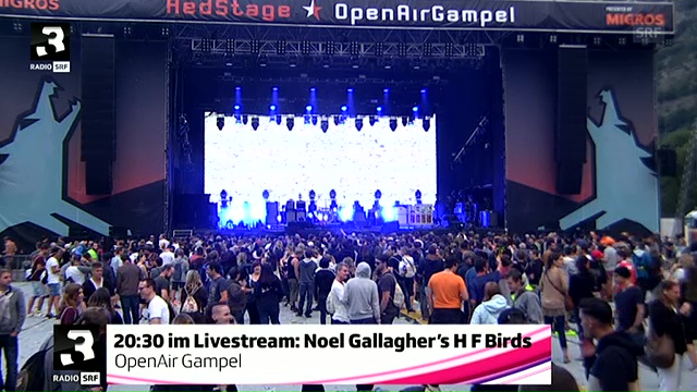 Noel Gallagher at Open Air Gampel; Gampel, Switzerland - August 18, 2016