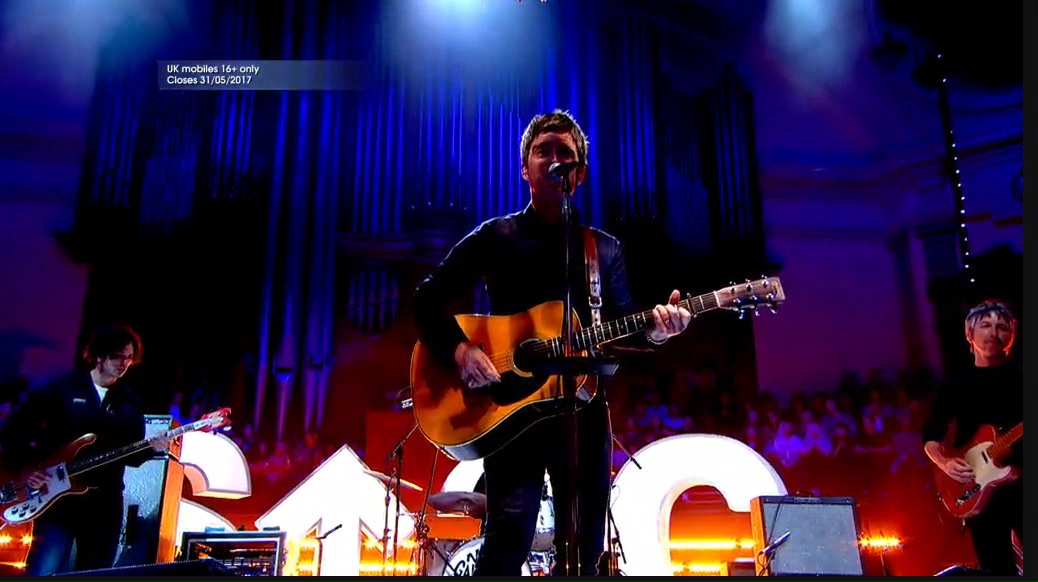 Noel Gallagher at Stand Up to Cancer; Central Hall Westminster, London - October 21, 2016