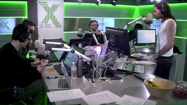 Noel Gallagher at Russell Brand Show, Radio X - April 2, 2017