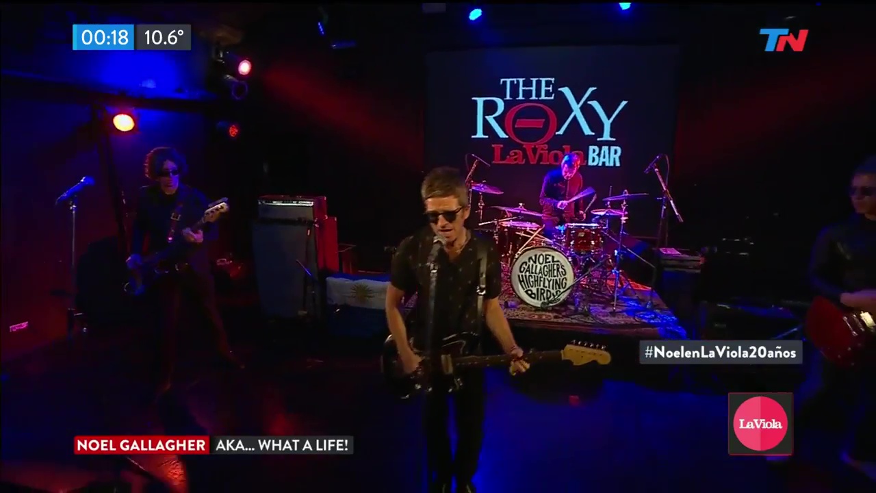 Noel Gallagher at The Roxy LaViola Bar, Argentina - October 21, 2017