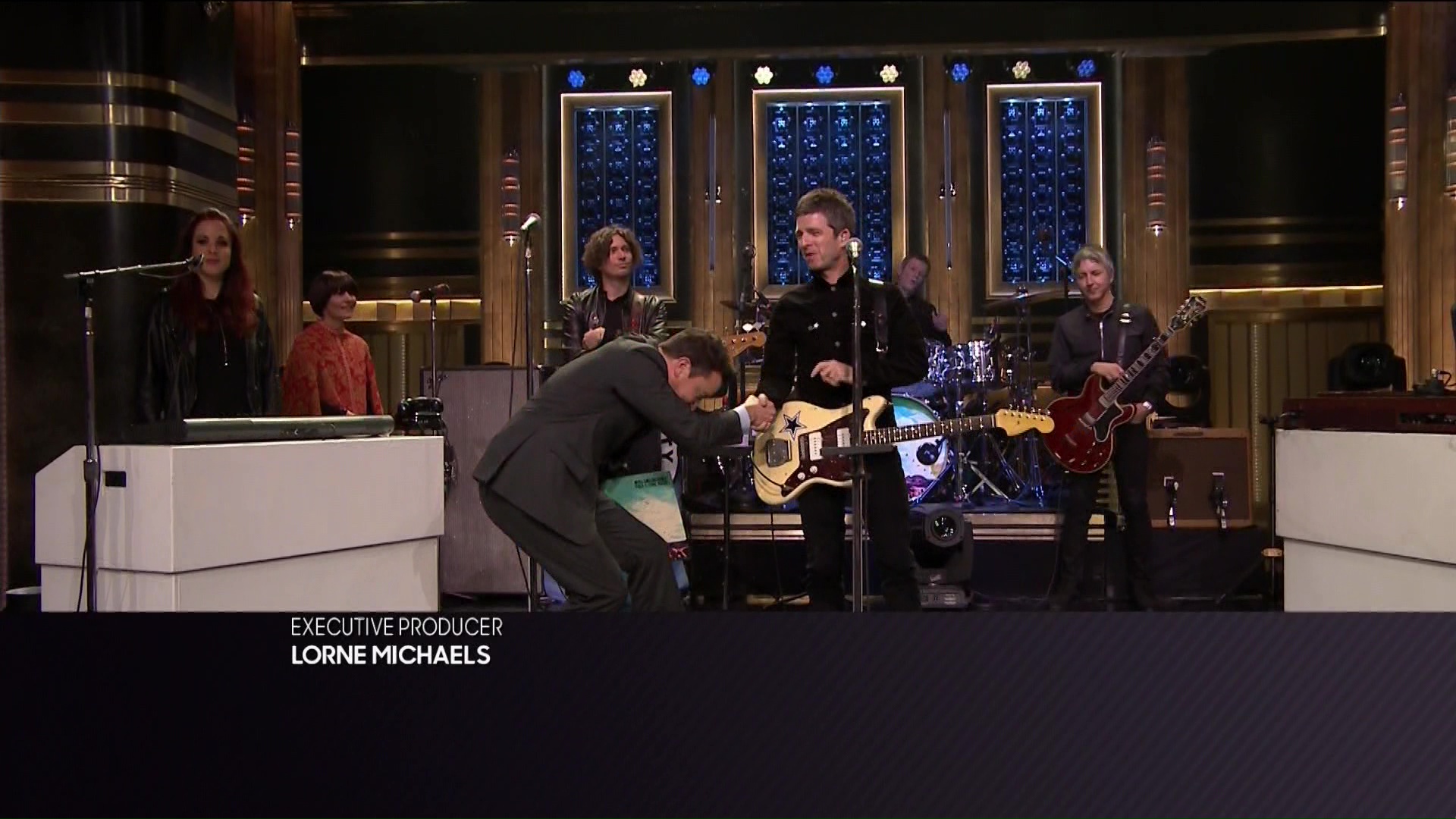 Noel Gallagher at The Tonight Show starring Jimmy Fallon - February 7, 2018