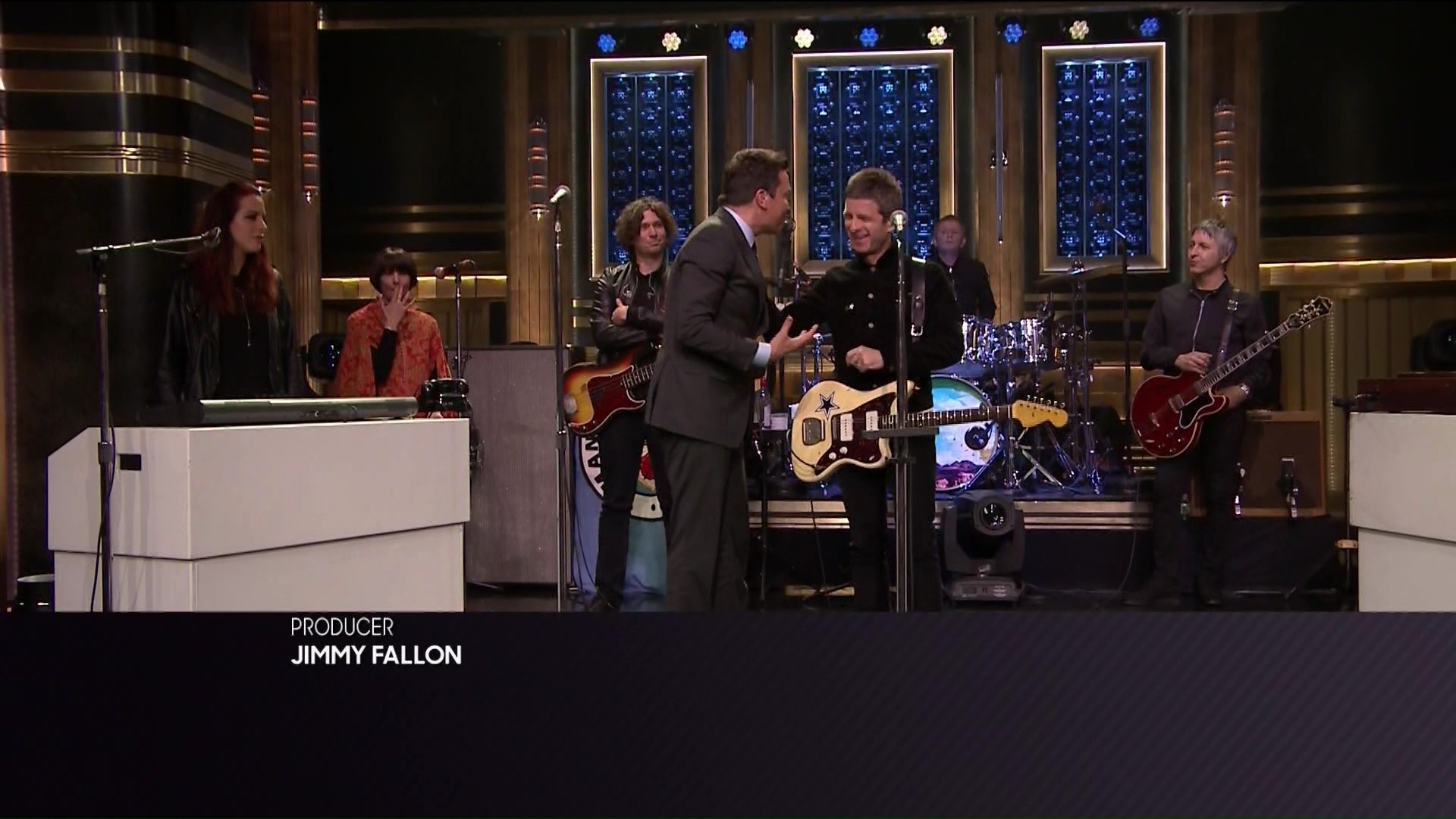 Noel Gallagher at The Tonight Show starring Jimmy Fallon - February 7, 2018