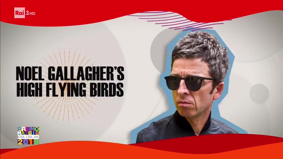 Noel Gallagher at Concerto Del Primo Maggio; Piazza San Giovanni, Rome, Italy - May 1, 2019