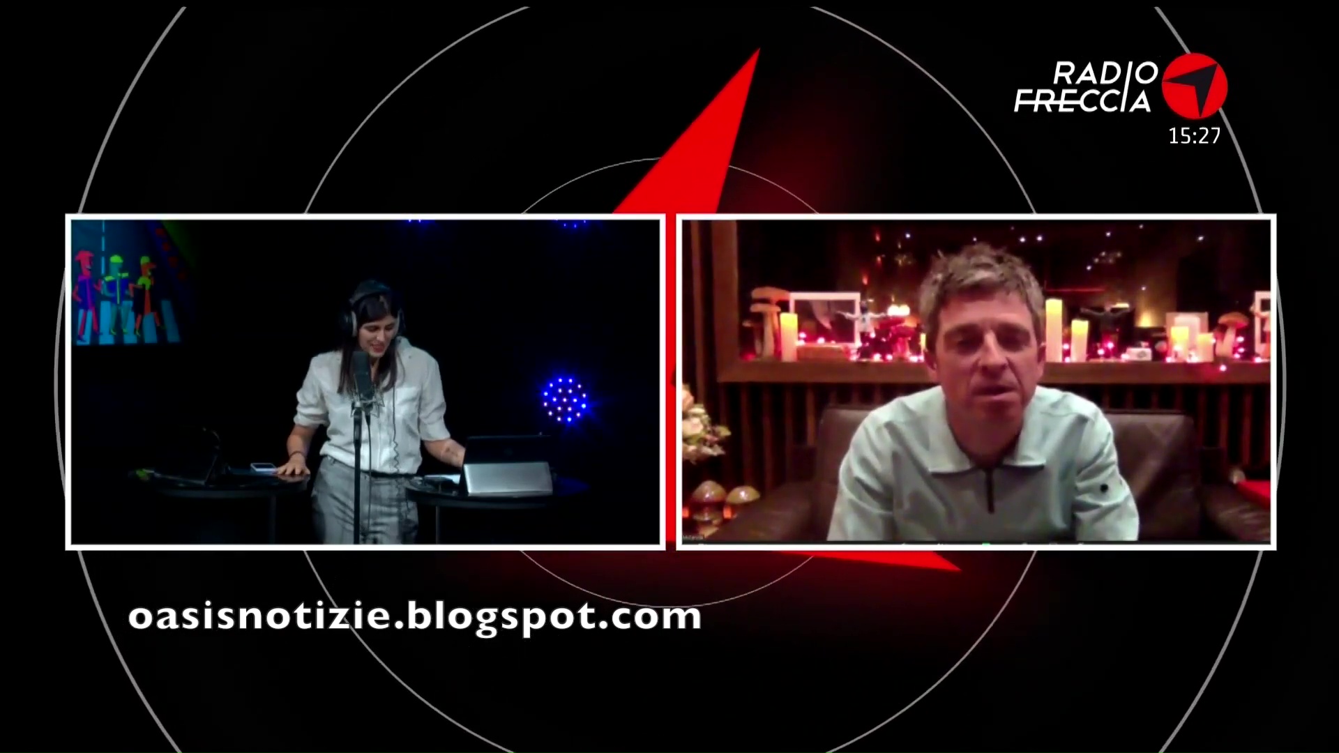 Noel Gallagher at Radiofreccia, Italy - April 29, 2021