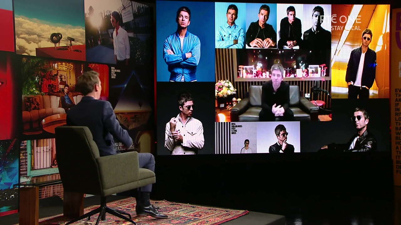 Noel Gallagher at The Late Late Show, RTE, Ireland - April 30, 2021
