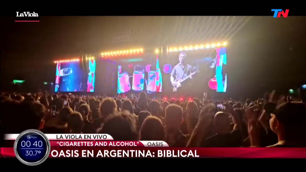 Oasis at TN La Viola Oasis Special; Argentina - November 15, 2025