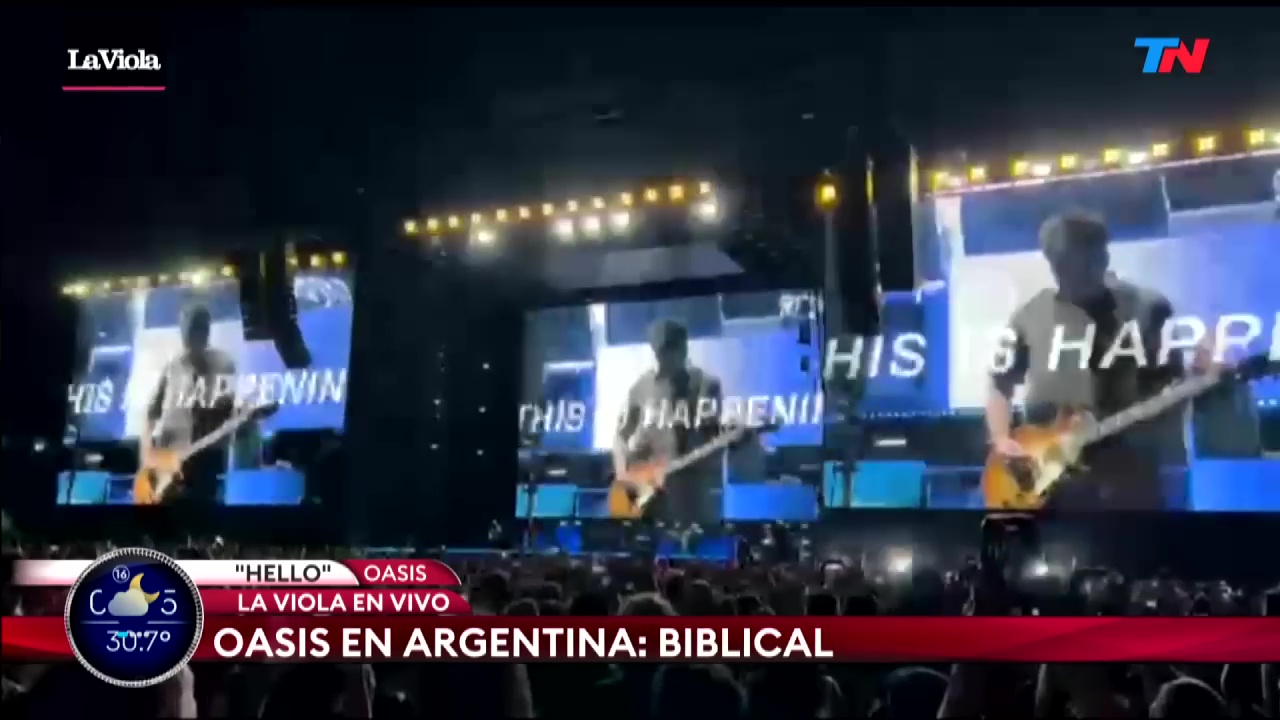 Oasis at TN La Viola Oasis Special; Argentina - November 15, 2025