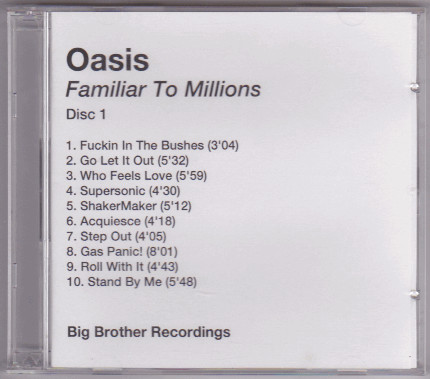 Familiar to Millions UK Promo CDRs